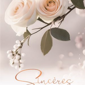 Carte condoléances