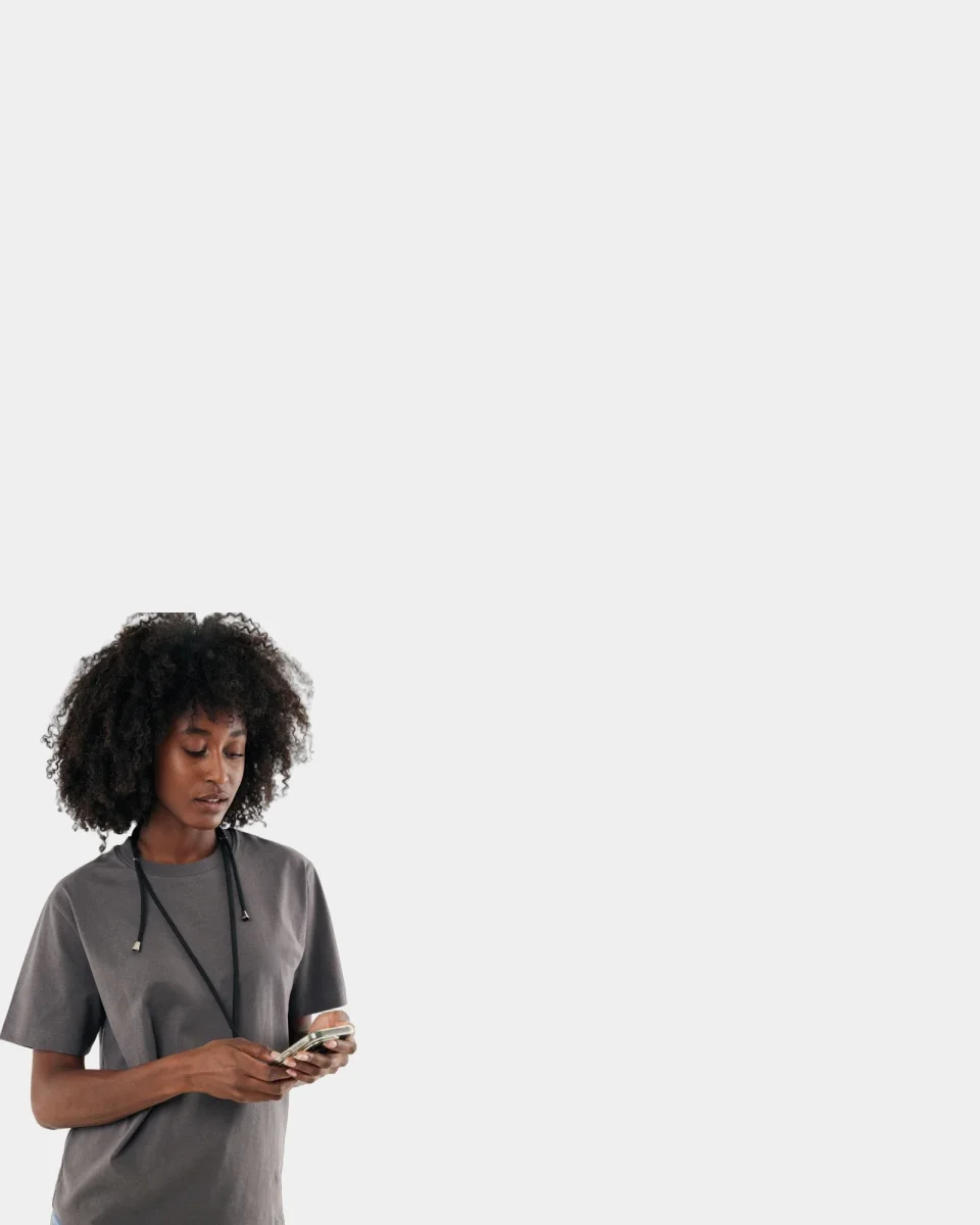 Tour de cou téléphone réglable en rPET CarryLoop à personnaliser – Image 8