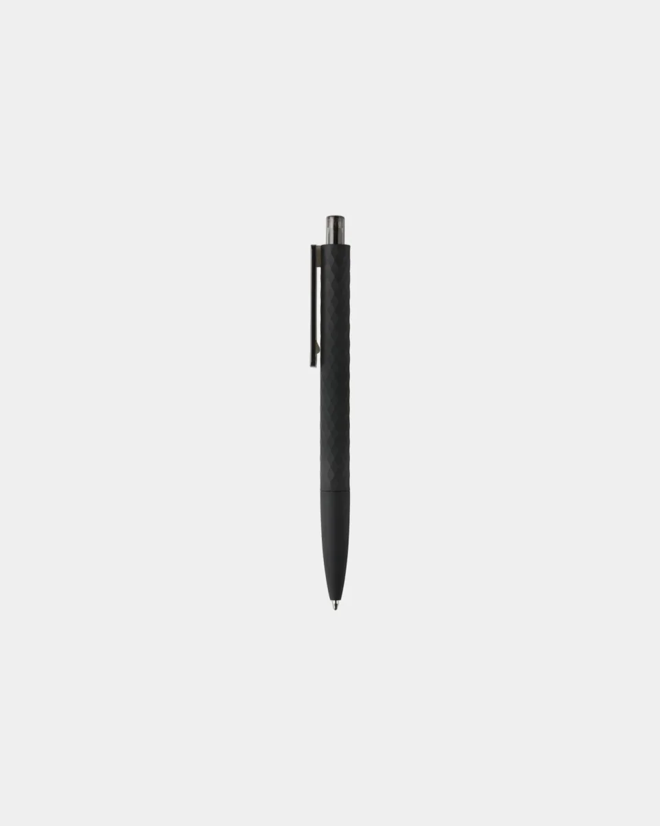 Stylo ABS recyclé finition gomme noire à personnaliser – Image 7