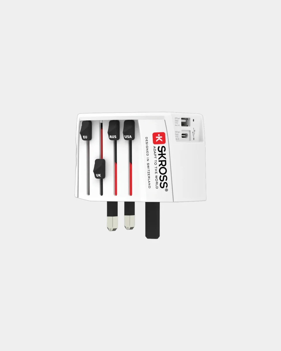 Adaptateur de voyage Skross MUV 2-Pôles à personnaliser – Image 3