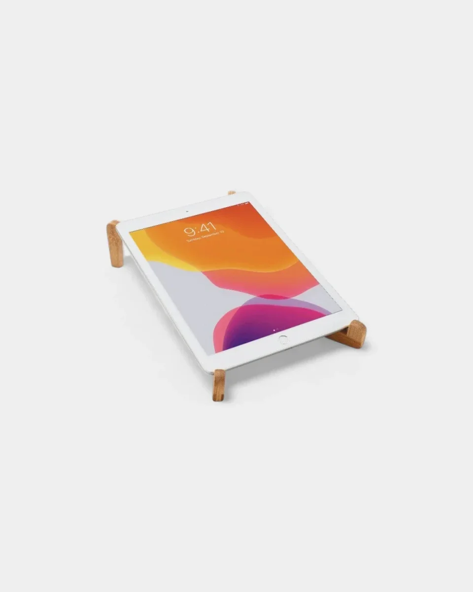 Support ordinateur portable en bambou à personnaliser – Image 5